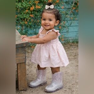 ✨🤍 Adorable Jelly Western Boots – So Cute & Practical! 🤍✨